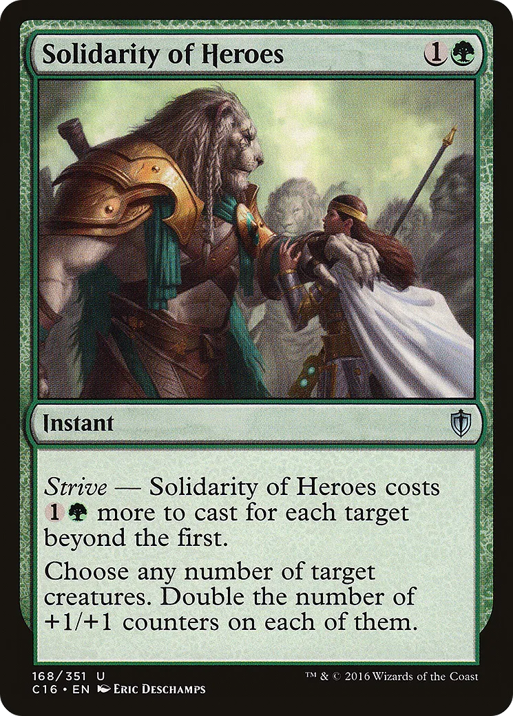 Solidarity of Heroes — Commander 2016 — Magic: The Gathering