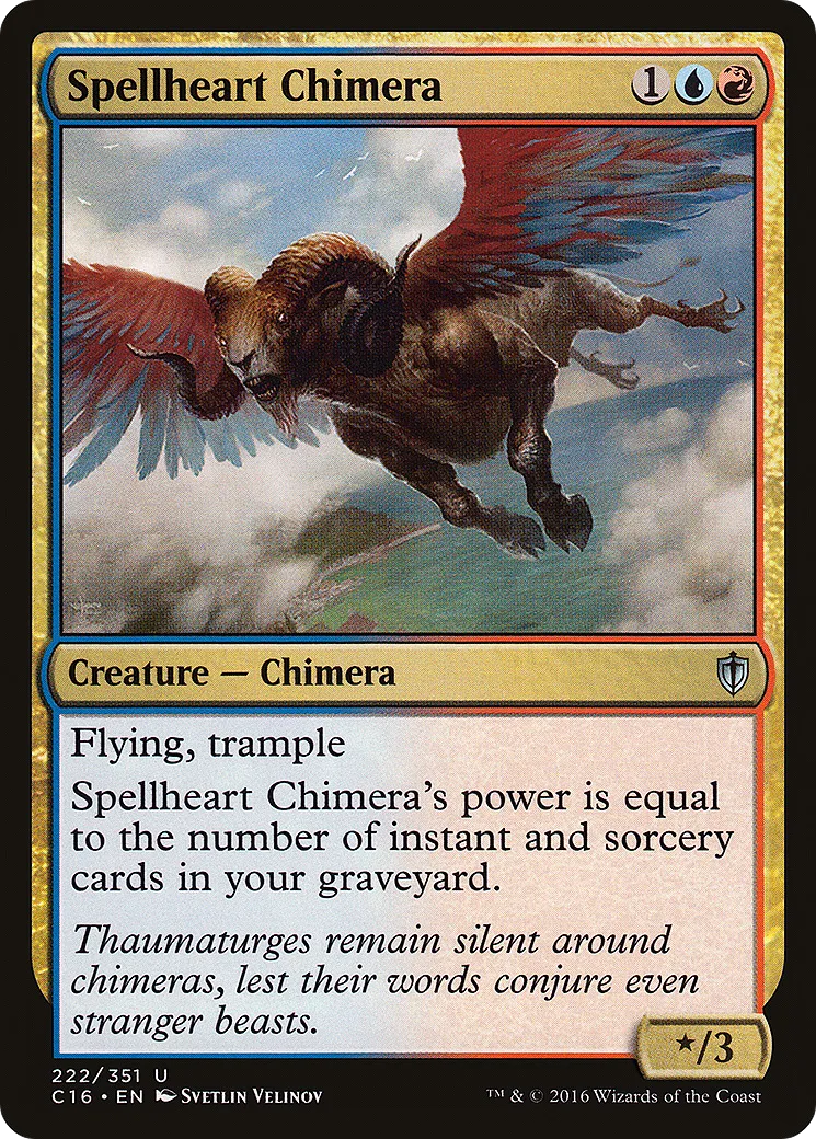 Spellheart Chimera — Commander 2016 — Magic: The Gathering