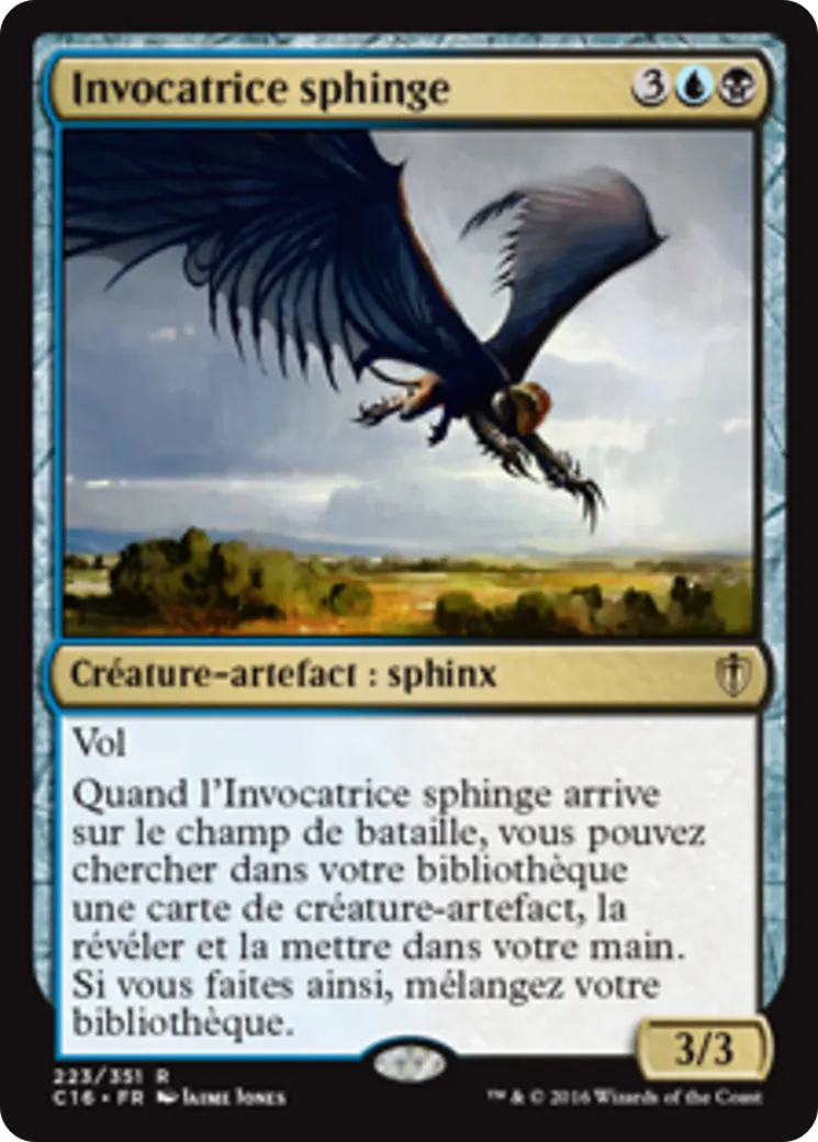 Invocatrice sphinge from Commander 2016 - Magic: The Gathering