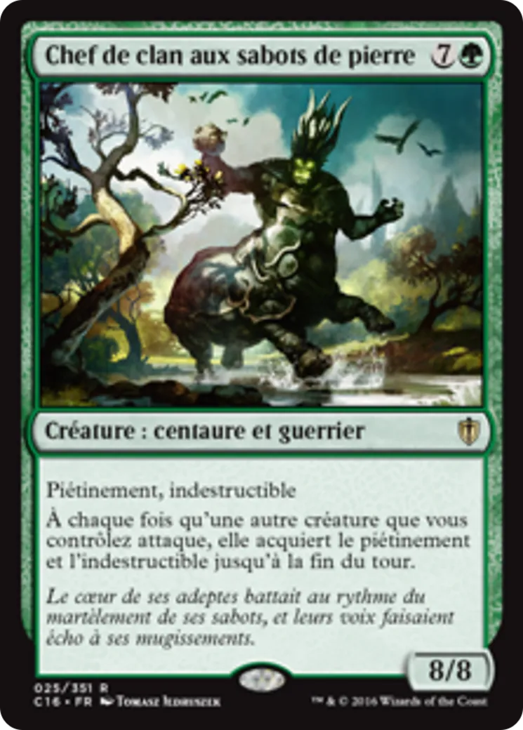 Chef de clan aux sabots de pierre — Commander 2016 — Magic: The Gathering