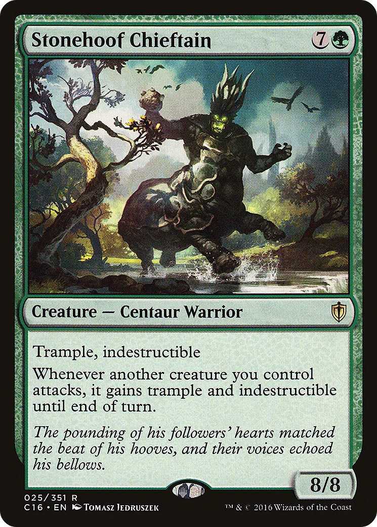 Stonehoof Chieftain — Commander 2016 — Magic: The Gathering