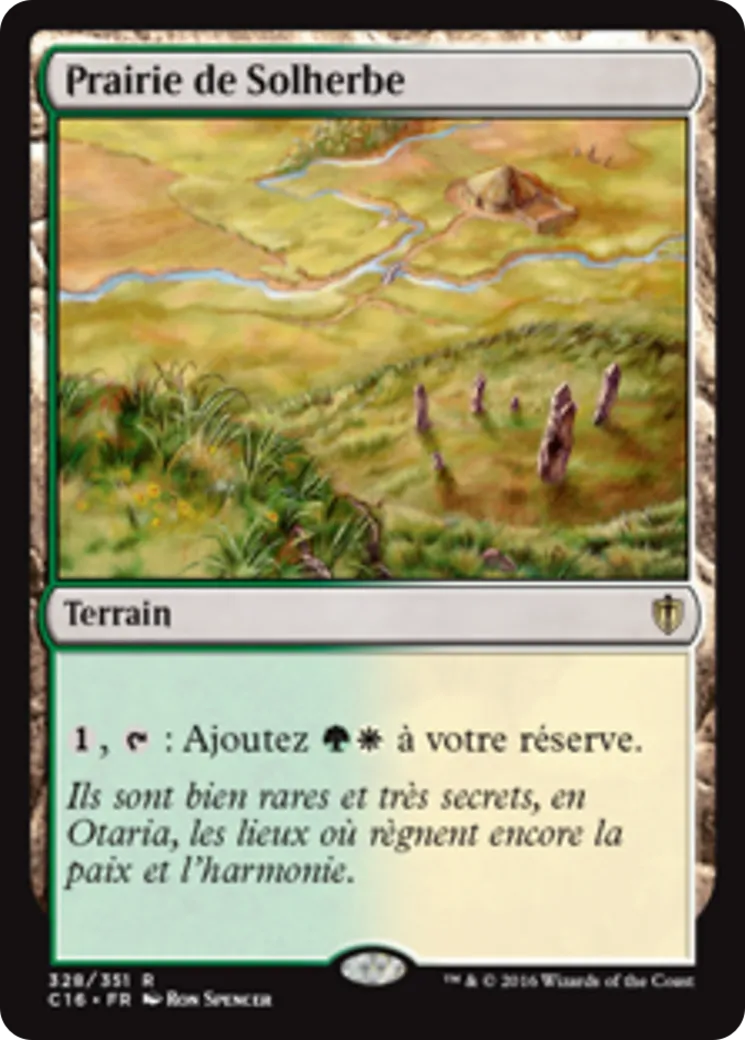 Prairie de Solherbe — Commander 2016 — Magic: The Gathering