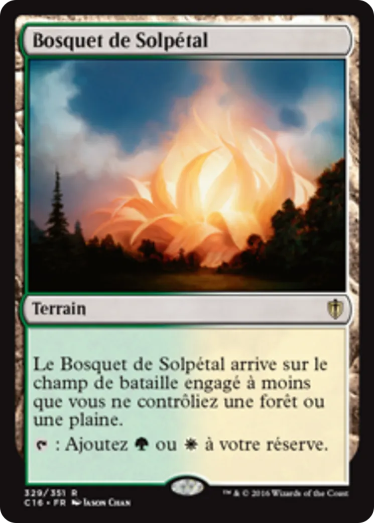Bosquet de Solpétal — Commander 2016 — Magic: The Gathering