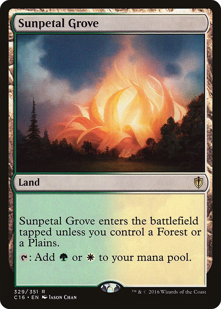 Sunpetal Grove — Commander 2016 — Magic: The Gathering