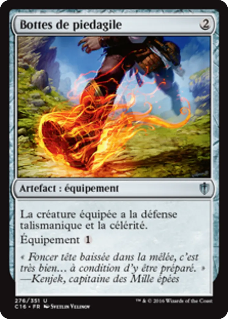 Bottes de piedagile — Commander 2016 — Magic: The Gathering