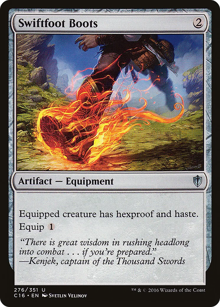 Swiftfoot Boots — Commander 2016 — Magic: The Gathering