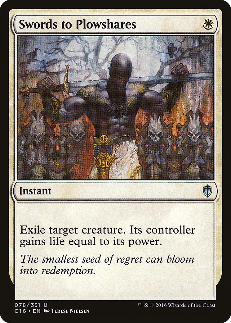 Swords to Plowshares — Commander 2016 — Magic: The Gathering