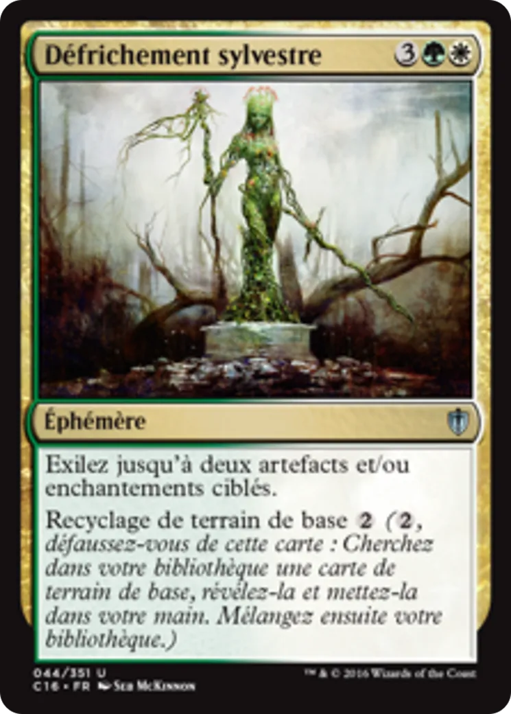 Défrichement sylvestre — Commander 2016 — Magic: The Gathering