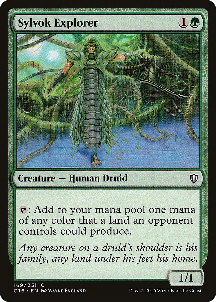 Explorateur sylvok — Commander 2016 — Magic: The Gathering