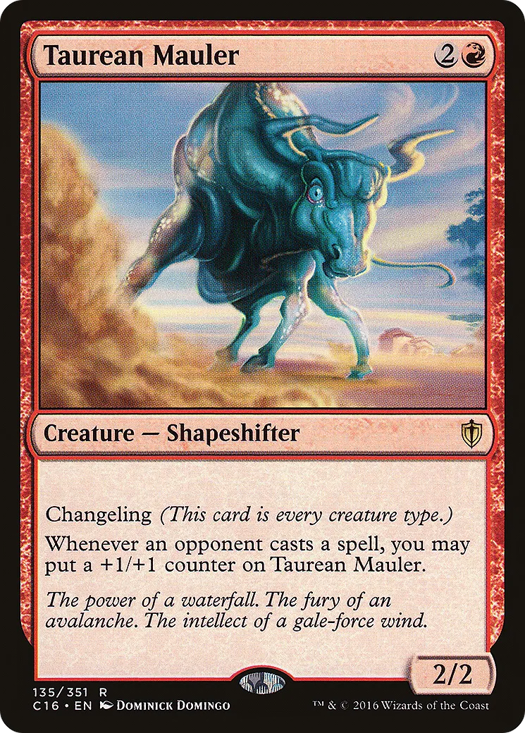 Taurean Mauler — Commander 2016 — Magic: The Gathering