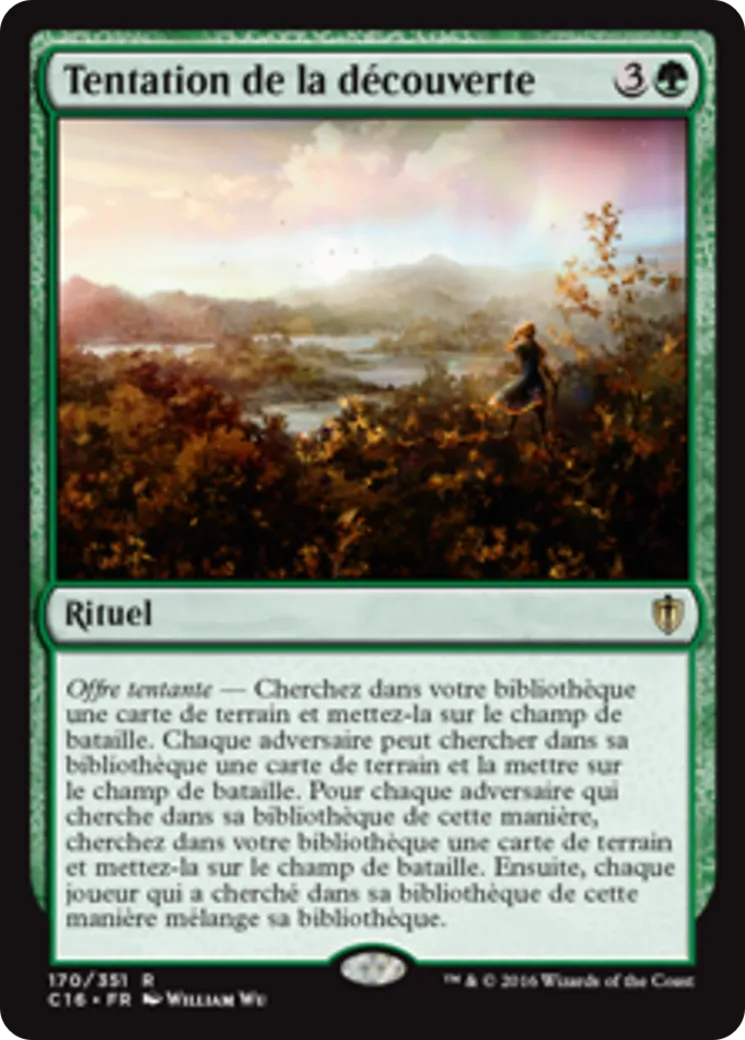 Tentation de la découverte — Commander 2016 — Magic: The Gathering