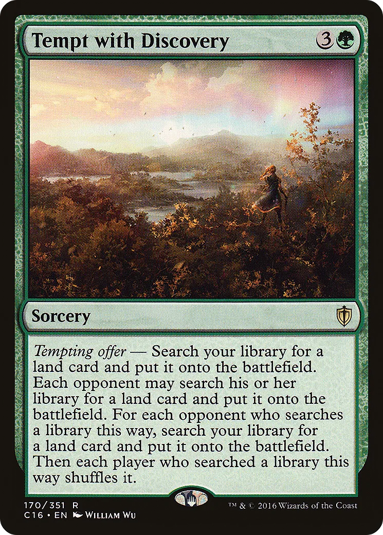 Tentation de la découverte — Commander 2016 — Magic: The Gathering