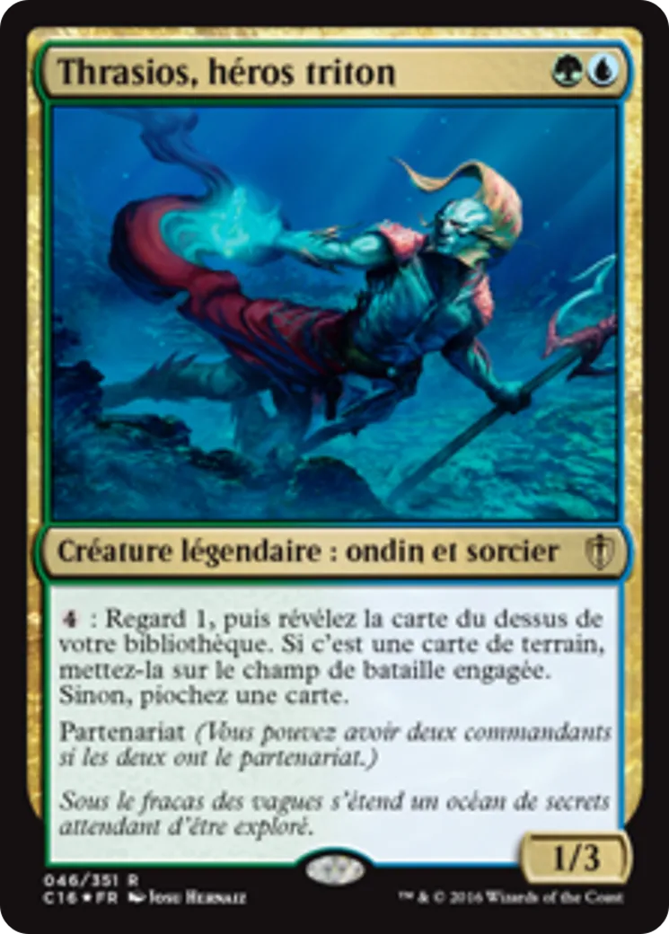 Thrasios, héros triton — Commander 2016 — Magic: The Gathering