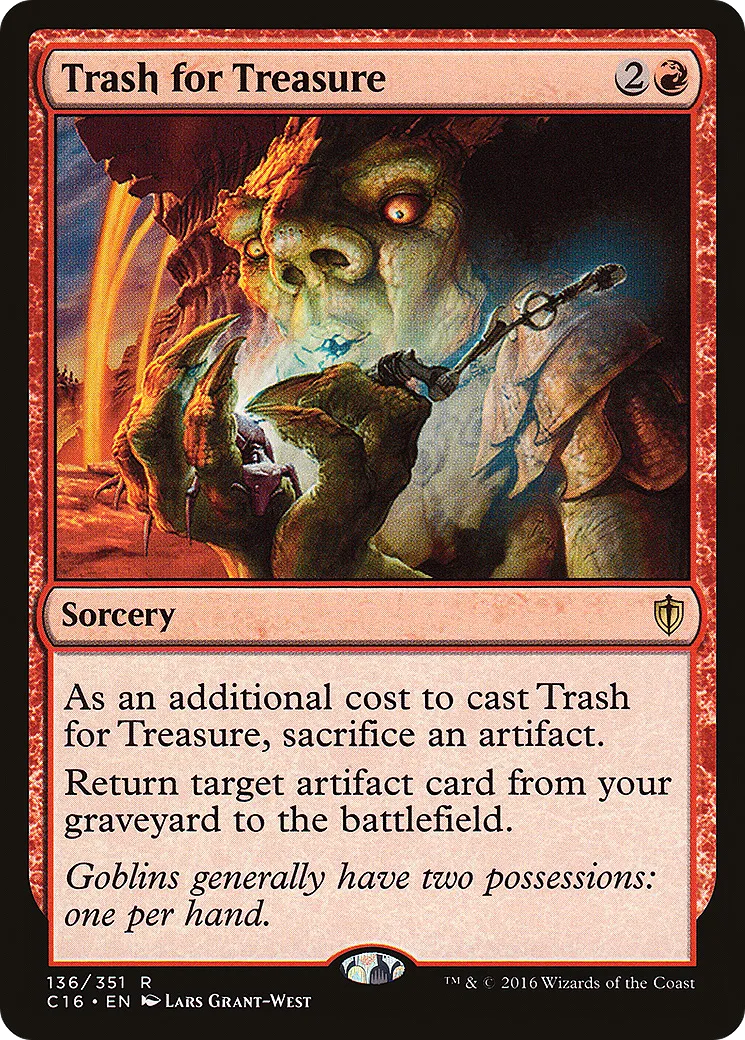 Trash for Treasure — Commander 2016 — Magic: The Gathering