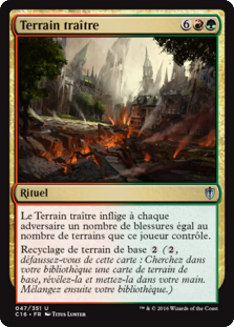 Terrain traître — Commander 2016 — Magic: The Gathering