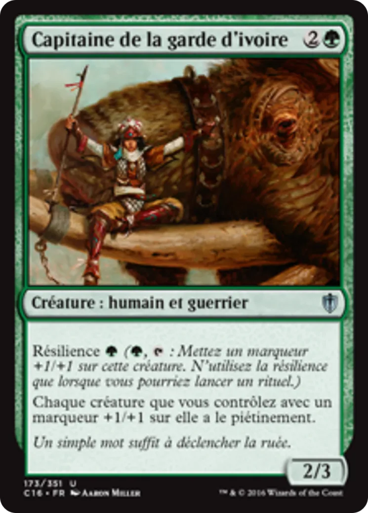 Capitaine de la garde d'ivoire — Commander 2016 — Magic: The Gathering