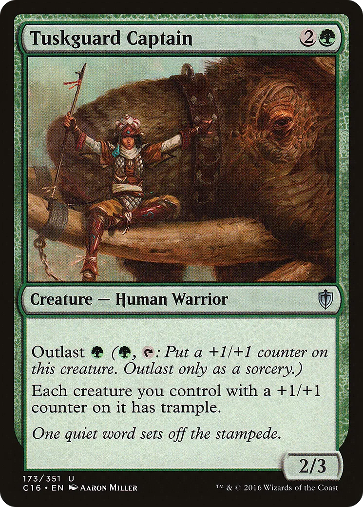 Tuskguard Captain — Commander 2016 — Magic: The Gathering