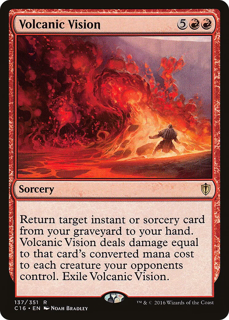 Volcanic Vision — Commander 2016 — Magic: The Gathering