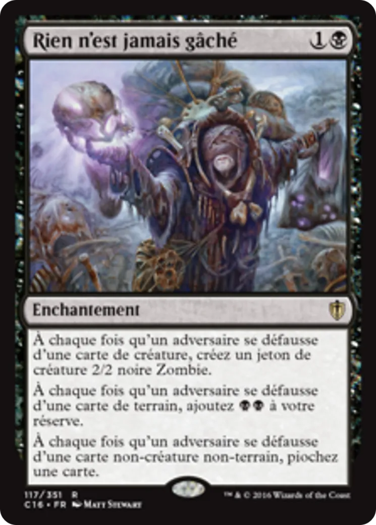 Rien n'est jamais gâché — Commander 2016 — Magic: The Gathering