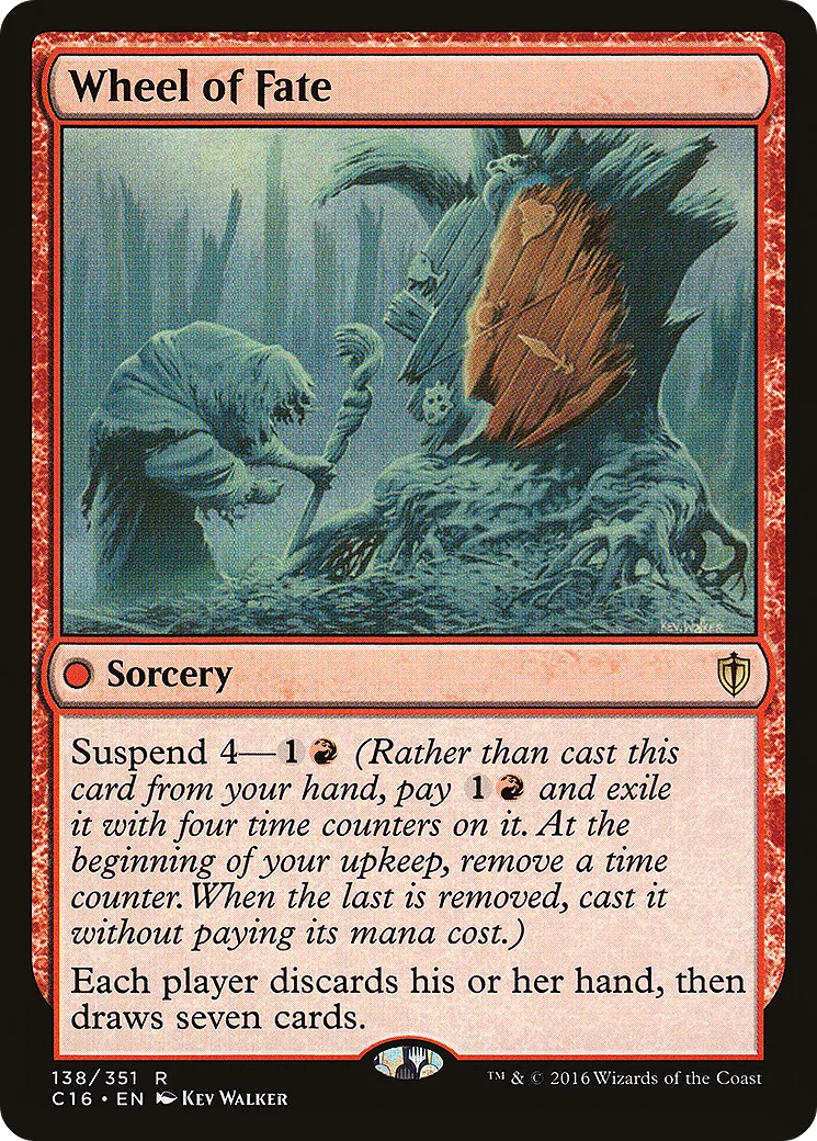 Wheel of Fate from Commander 2016 - Magic: The Gathering