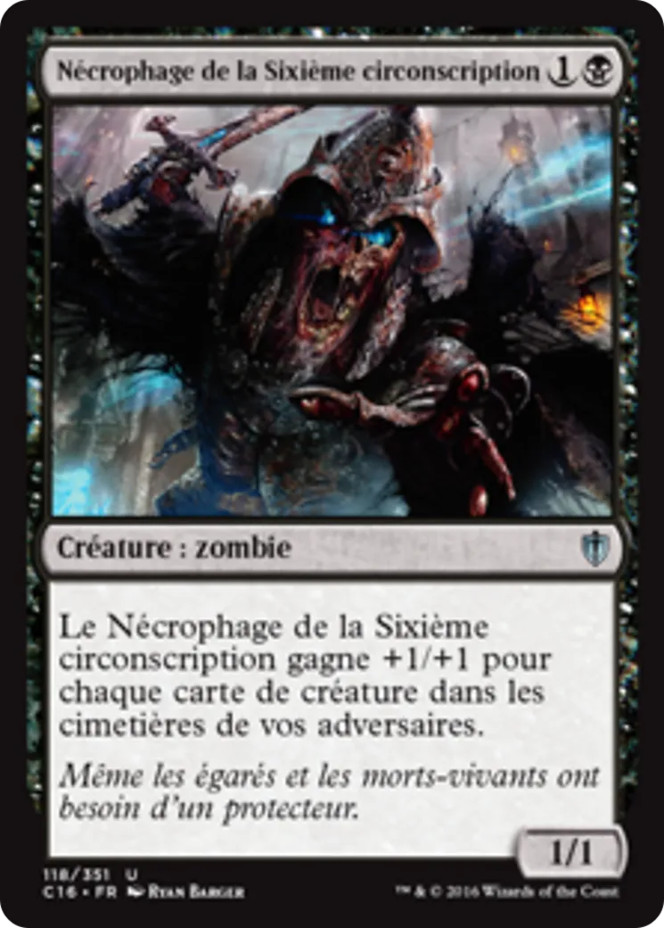 Nécrophage de la Sixième circonscription — Commander 2016 — Magic: The Gathering