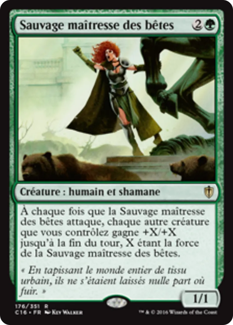 Sauvage maîtresse des bêtes — Commander 2016 — Magic: The Gathering