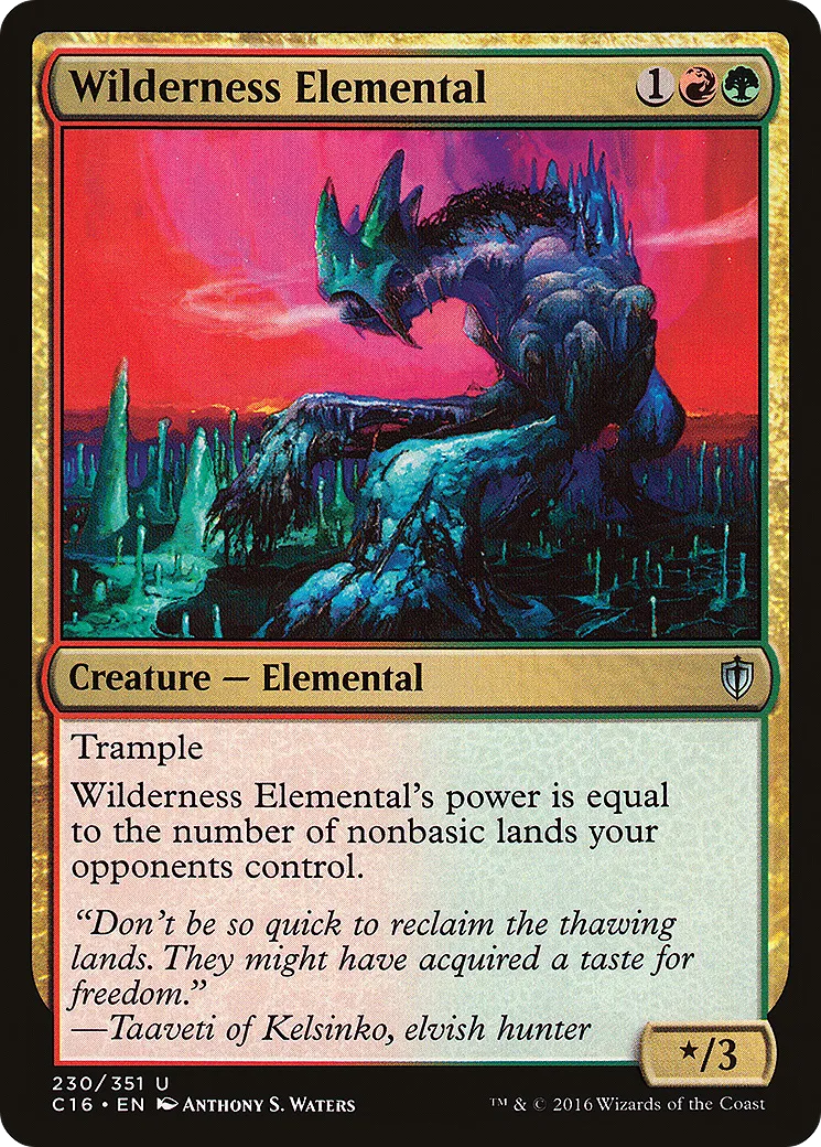 Élémental des régions reculées — Commander 2016 — Magic: The Gathering