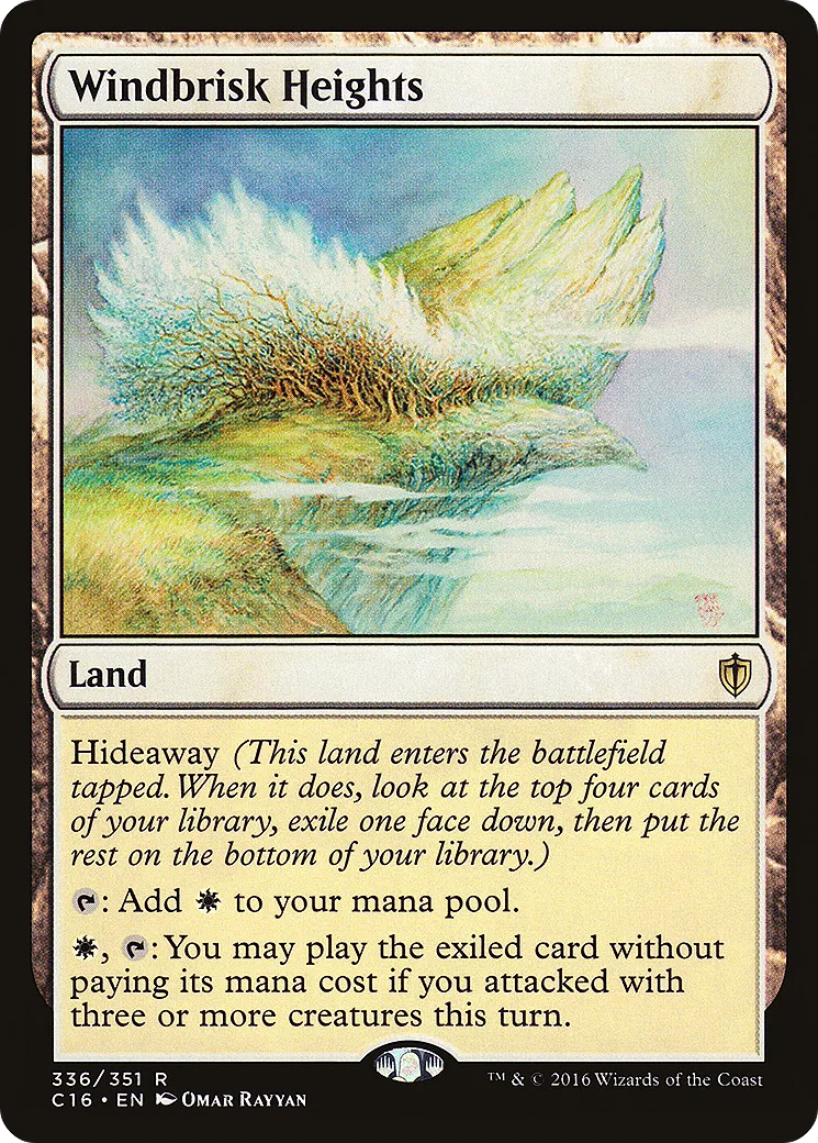 Windbrisk Heights — Commander 2016 — Magic: The Gathering
