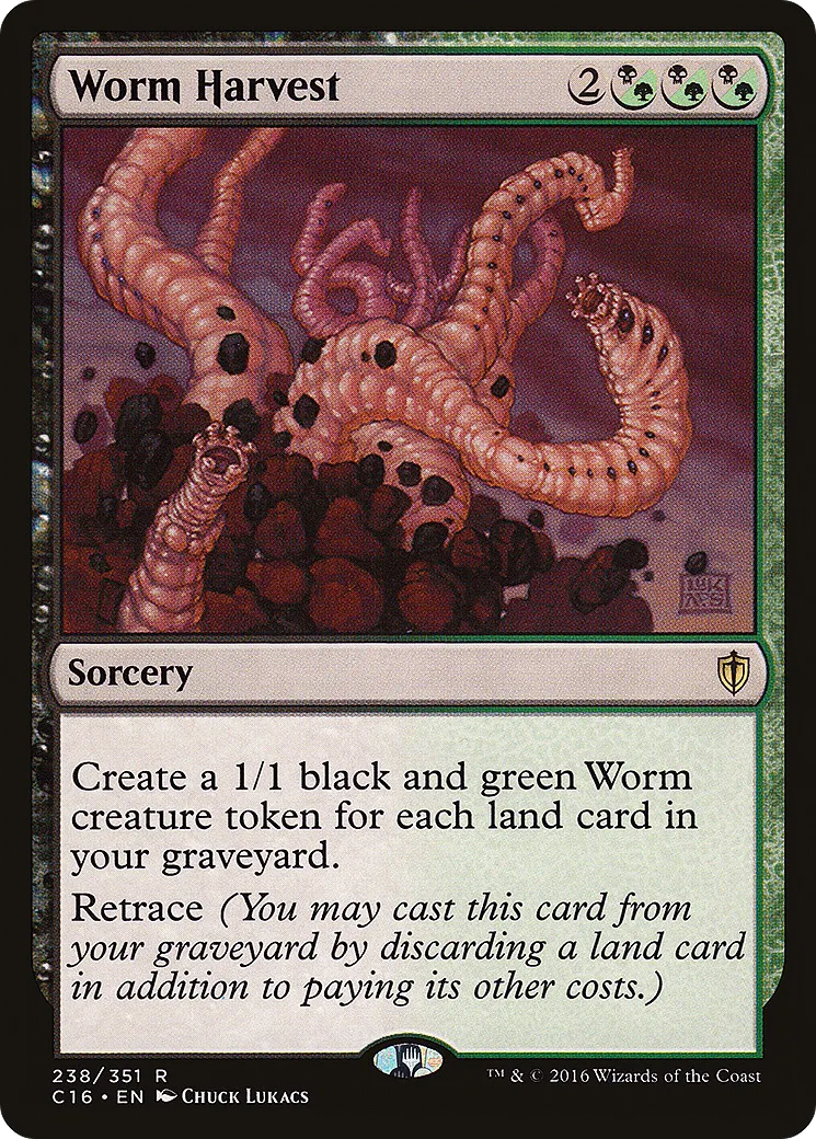 Worm Harvest — Commander 2016 — Magic: The Gathering