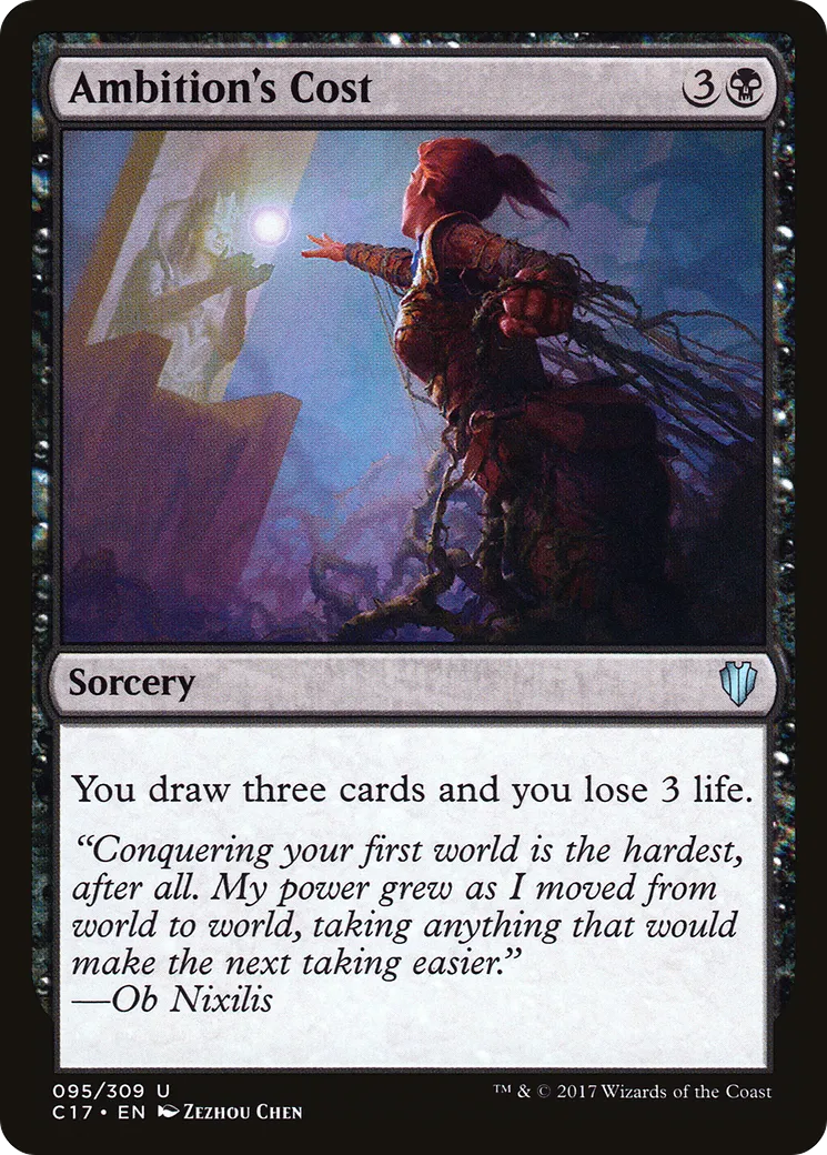 Ambition's Cost — Commander 2017 — Magic: The Gathering
