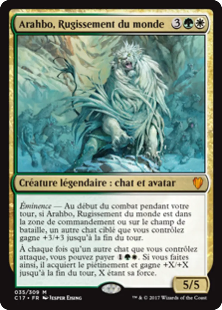 Arahbo, Rugissement du monde — Commander 2017 — Magic: The Gathering