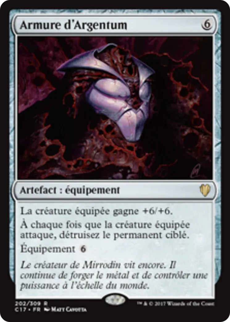 Armure d'Argentum — Commander 2017 — Magic: The Gathering