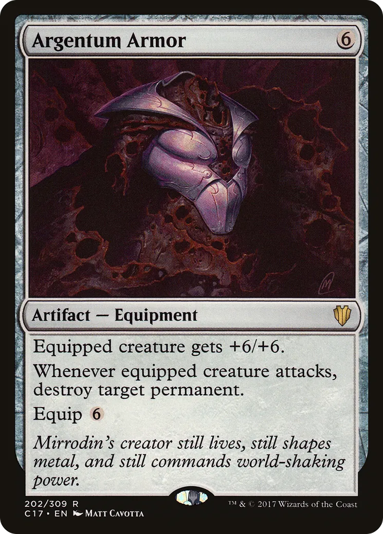Argentum Armor — Commander 2017 — Magic: The Gathering