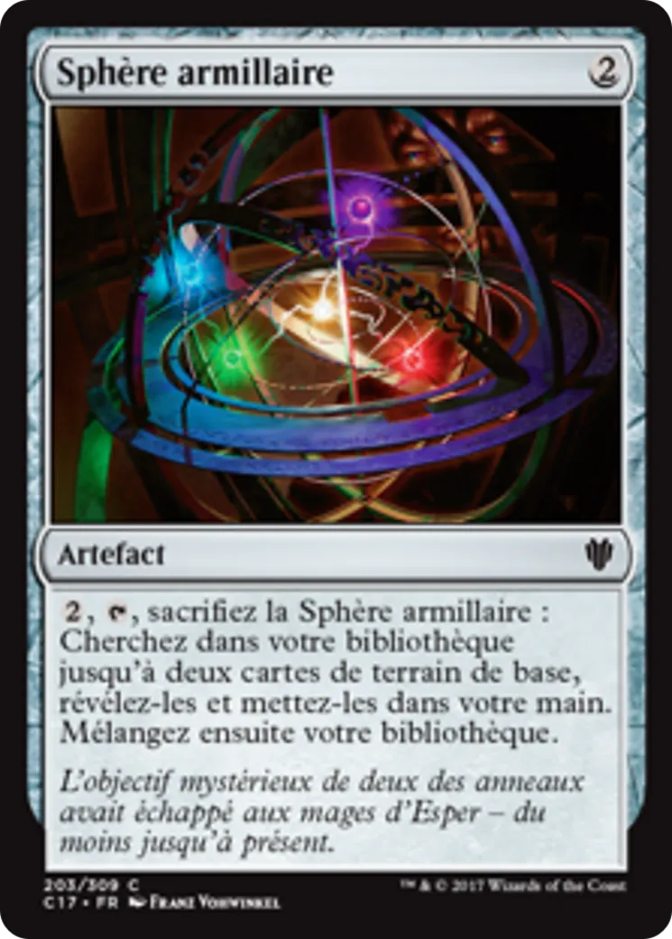 Sphère armillaire — Commander 2017 — Magic: The Gathering