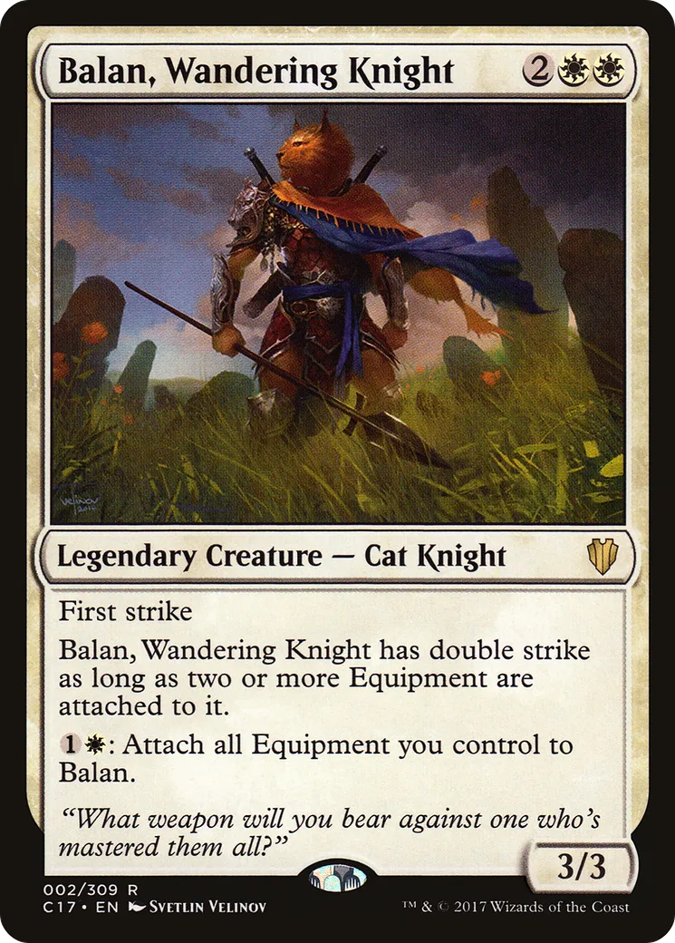 Balan, Wandering Knight — Commander 2017 — Magic: The Gathering