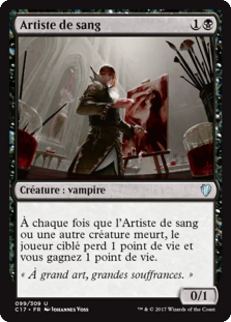Artiste de sang — Commander 2017 — Magic: The Gathering