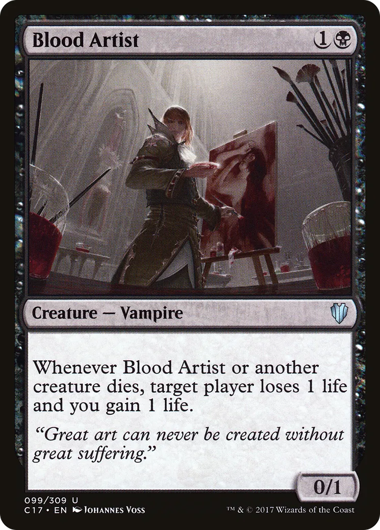 Blood Artist — Commander 2017 — Magic: The Gathering
