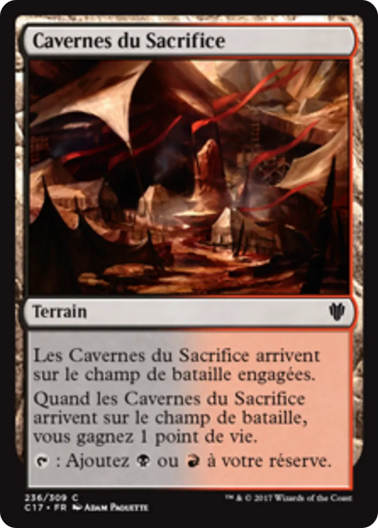 Cavernes du Sacrifice — Commander 2017 — Magic: The Gathering