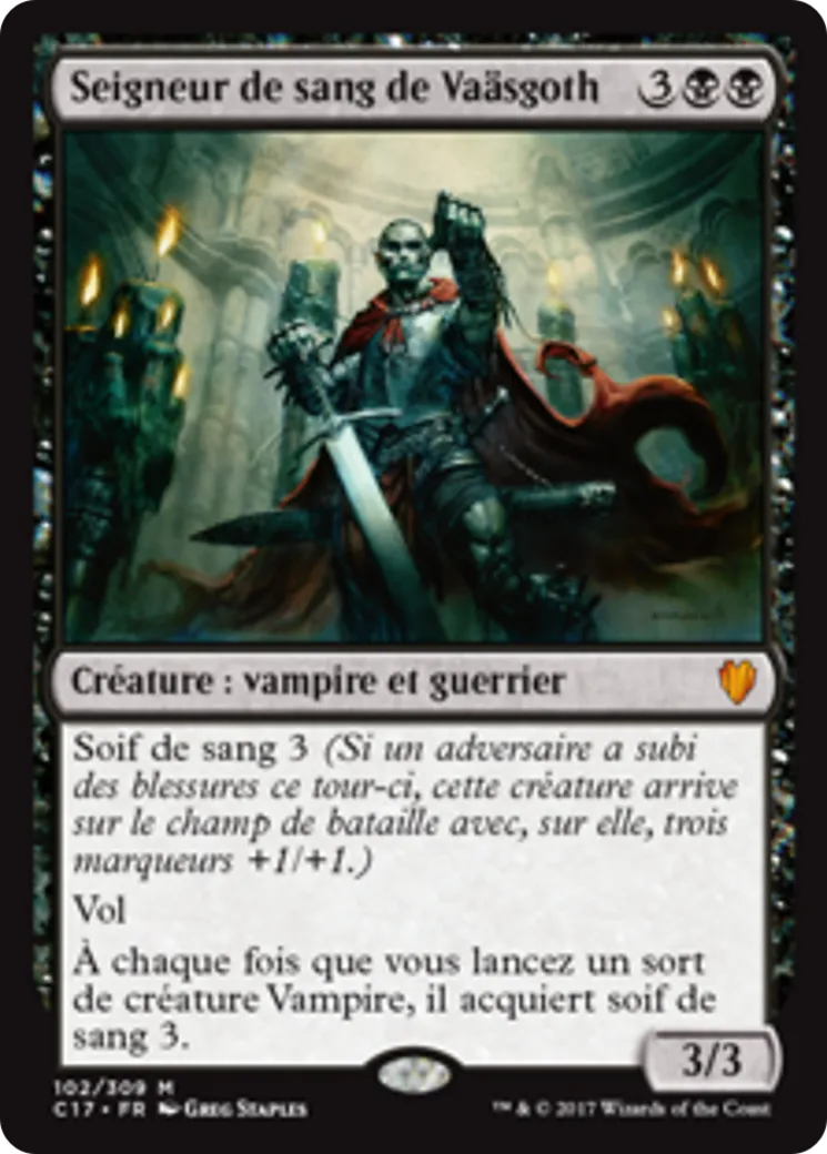 Seigneur de sang de Vaäsgoth from Commander 2017 - Magic: The Gathering