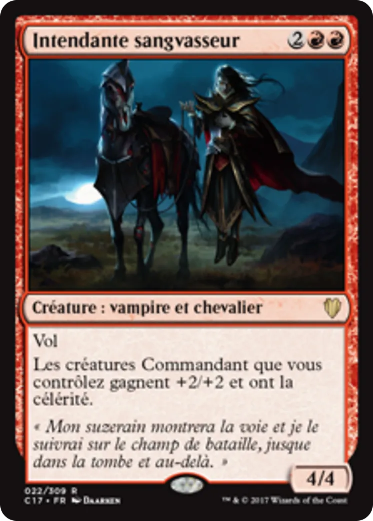 Intendante sangvasseur — Commander 2017 — Magic: The Gathering