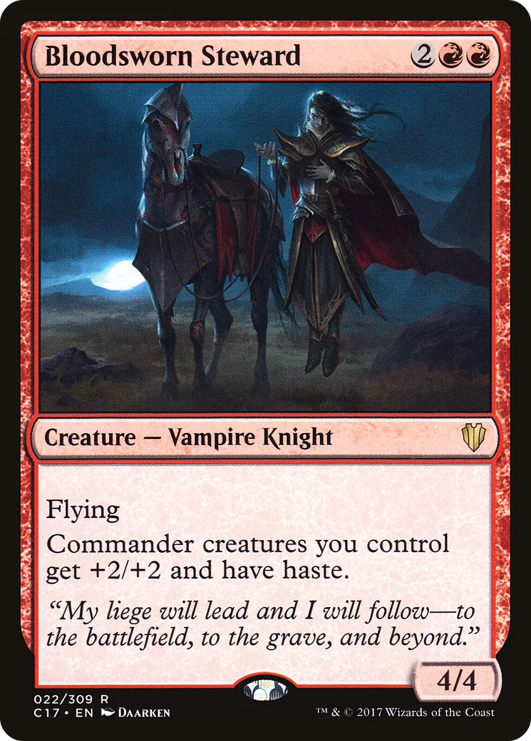 Bloodsworn Steward — Commander 2017 — Magic: The Gathering