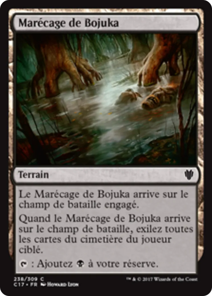Marécage de Bojuka — Commander 2017 — Magic: The Gathering