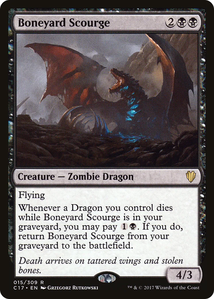 Boneyard Scourge — Commander 2017 — Magic: The Gathering