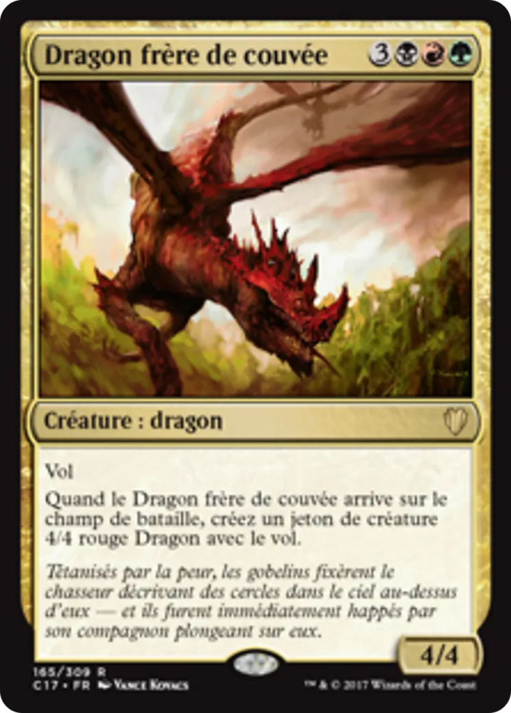 Dragon frère de couvée — Commander 2017 — Magic: The Gathering