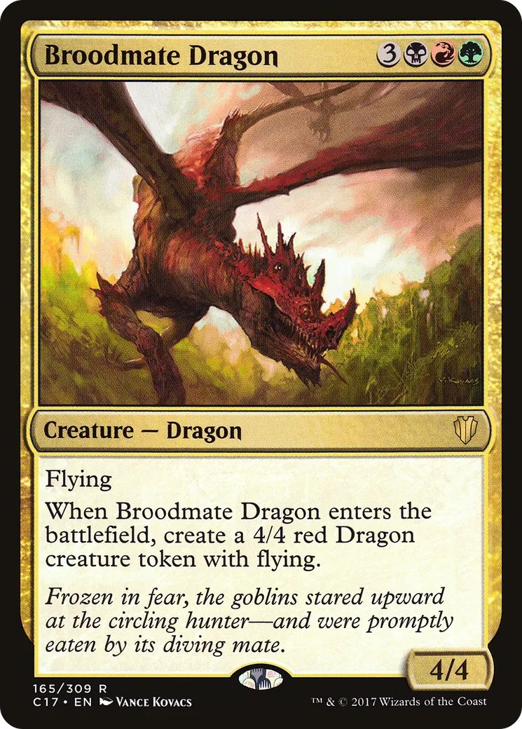 Broodmate Dragon — Commander 2017 — Magic: The Gathering