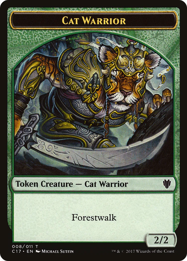 Cat Warrior — Commander 2017 — Magic: The Gathering