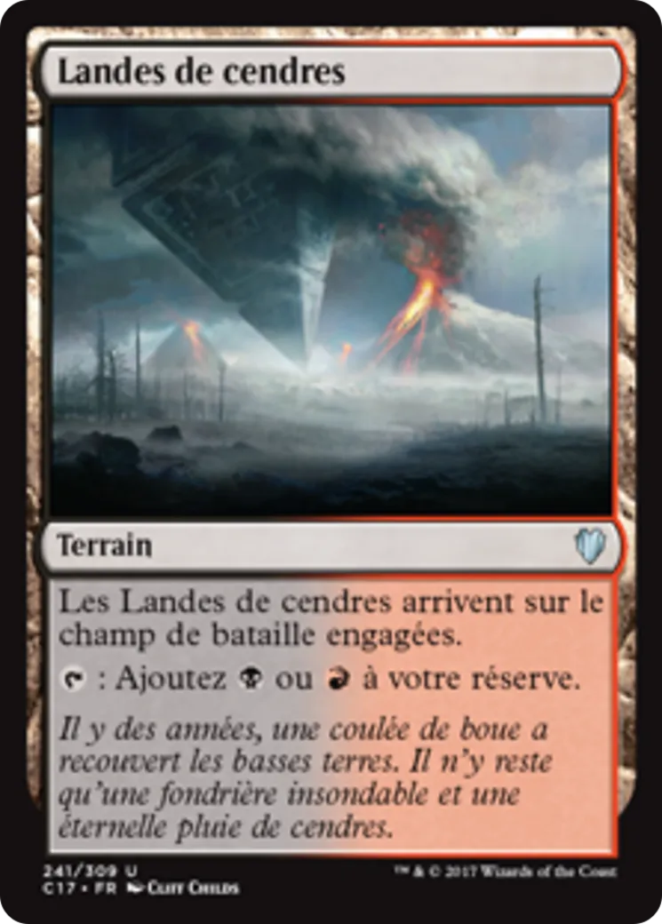 Landes de cendres — Commander 2017 — Magic: The Gathering