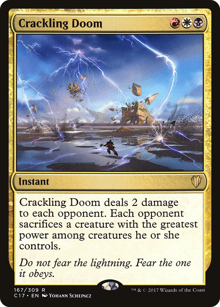Crackling Doom — Commander 2017 — Magic: The Gathering