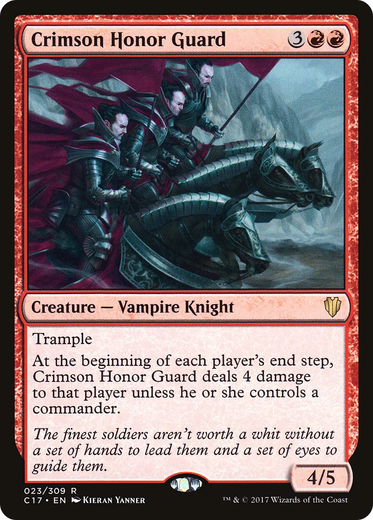 Crimson Honor Guard from Commander 2017 - Magic: The Gathering