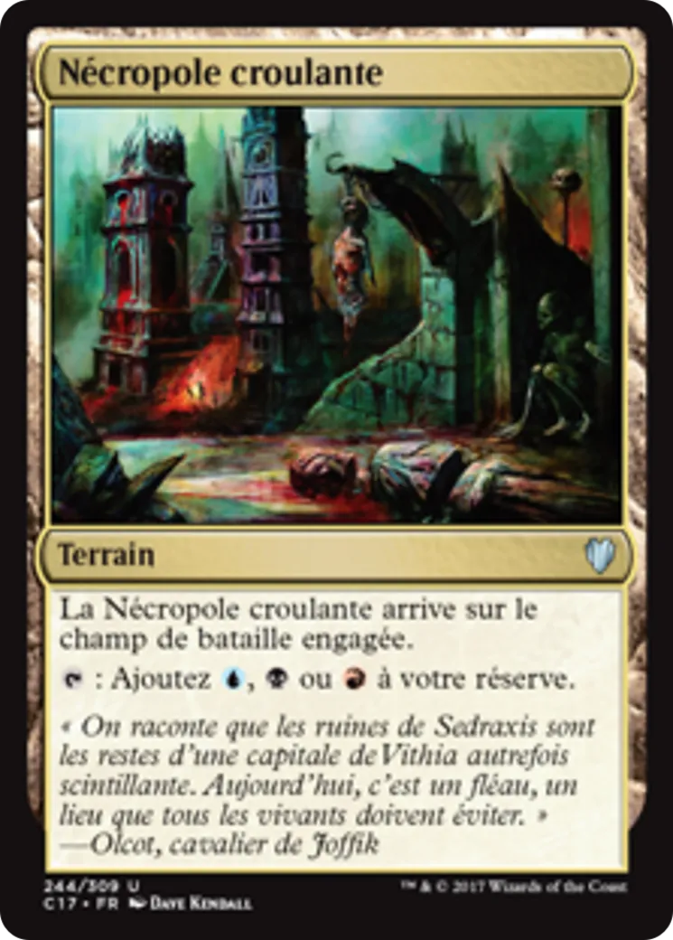Nécropole croulante — Commander 2017 — Magic: The Gathering